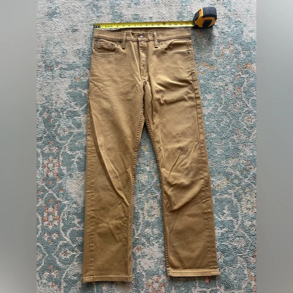 Men's Skinny Jeans in Tan - Picture 4 of 8